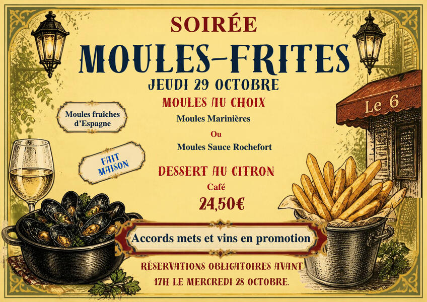 À La Carte à la carte menu: text with food images as decoration